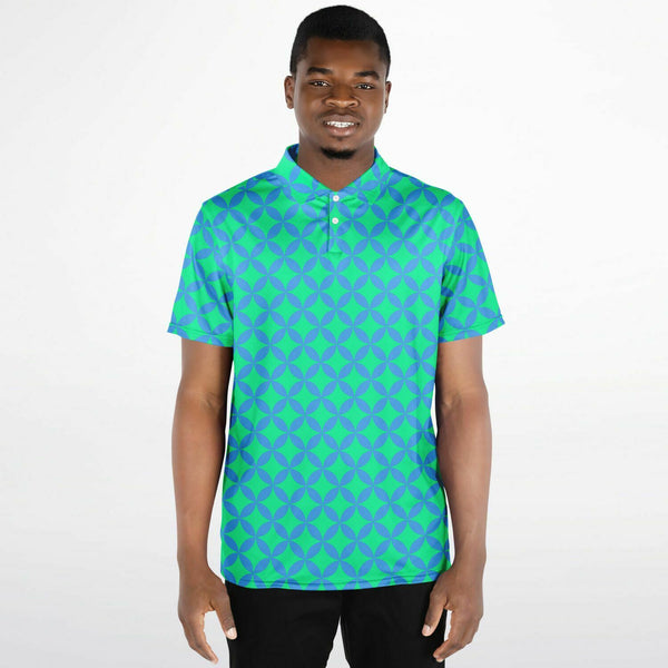 Geometric Star Polo Shirt