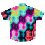 Neon Liquid Chrome Button Down Shirt