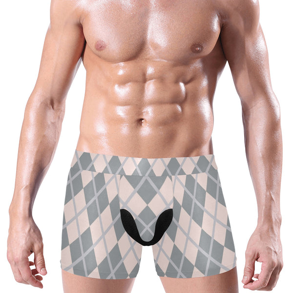 Argyle Men's Elephant Pouch Boxer Briefs