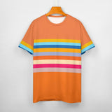 Color Palette Stripes Cotton T-shirt 9