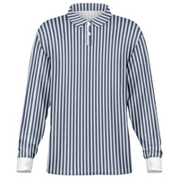 Striped Long Sleeve Polo