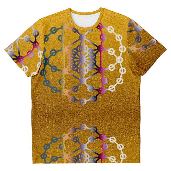Gold Leaf Geometric T-shirt