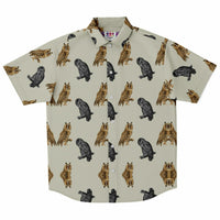 Owls Button Down