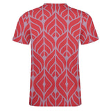 Leaf Pattern Cotton T-Shirt 8