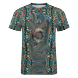 Unisex Abstract Art Cotton T-Shirt