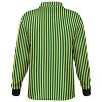 Striped Long Sleeve Polo