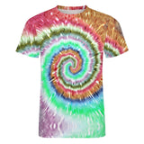 Multi-color Palette Tie Dye Cotton T-shirt 22