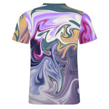 Liquid Paint Effect Cotton T-Shirt 7