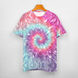 Multi-color Palette Tie Dye Cotton T-shirt 19