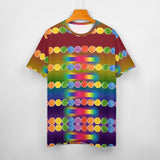 Rainbow Disco Ball Cotton T-Shirt