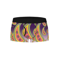 Paisley Pattern Boxer Briefs with Fly