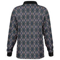 Argyle Long Sleeve Polo