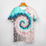 Multi-color Palette Tie Dye Cotton T-shirt 9