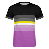 Color Palette Stripes Cotton T-shirt 38