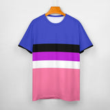 Color Palette Stripes Cotton T-shirt 34