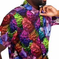 Colorful Hydrangeas Button Down Shirt