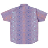 Color Palette Lace Pattern Button Down