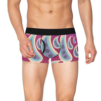 Paisley Pattern Boxer Briefs with Fly