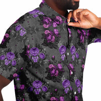 Gothic Floral Button Down