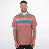 Gradient Chest Stripe Polo