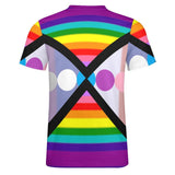 Rainbow Pride Prism Cotton T-Shirt