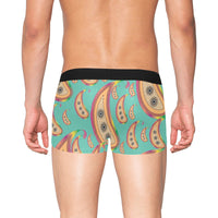 Paisley Pattern Boxer Briefs with Fly