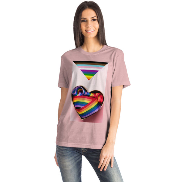 Pride Ribbon Heart T-shirt
