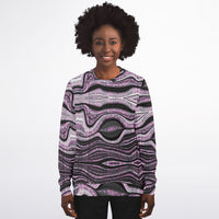 Lavender Stone Marble Sweatshirt