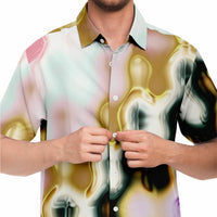 Liquid Chrome Button Down Shirt