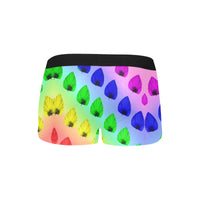 Leaf Pattern Boxer Briefs with Fly