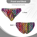 Men's Bikini Underwear leaf pattern embossed 2