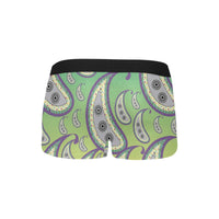 Paisley Pattern Boxer Briefs with Fly