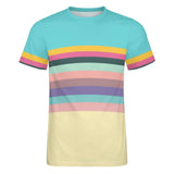 Color Palette Stripes Cotton T-shirt 12