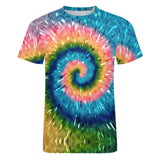 Multi-color Palette Tie Dye Cotton T-shirt 29