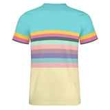 Color Palette Stripes Cotton T-shirt 12