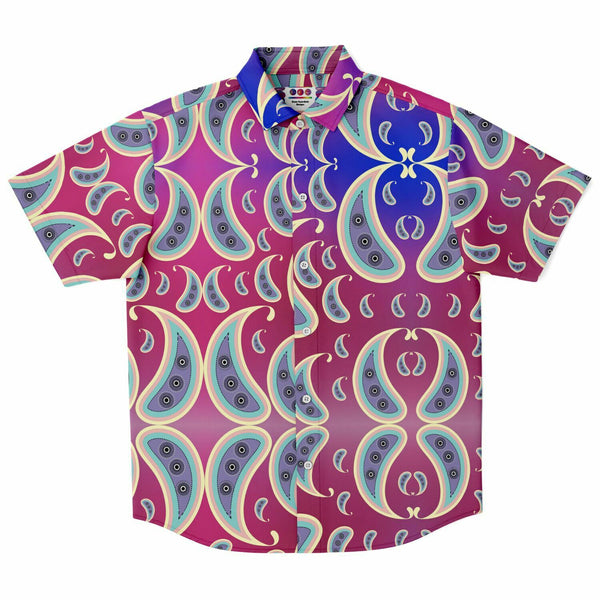 Color Palette Paisley Button Down Shirt