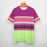 Color Palette Stripes Cotton T-shirt 8