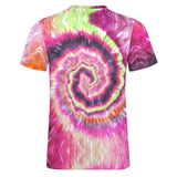 Multi-color Palette Tie Dye Cotton T-shirt 4