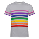 Pride Color Palette Stripes Cotton T-shirt 59