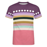 Color Palette Stripes Cotton T-shirt 14