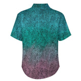 Gradient Texture Pattern Faux Linen Button Down Shirt with chest pocket 18