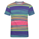 Unisex Gradient Paint Cotton T-Shirt