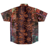 Embossed Autumn Trees Button Down Shirt