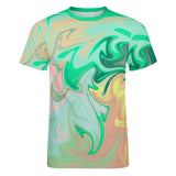 Liquid Paint Effect Cotton T-Shirt 4