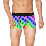 Leaf Pattern Boxer Briefs with Fly