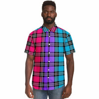 Pride Plaid Button Down Shirt