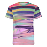 Unisex Gradient Paint Cotton T-Shirt