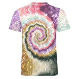 Multi-color Palette Tie Dye Cotton T-shirt