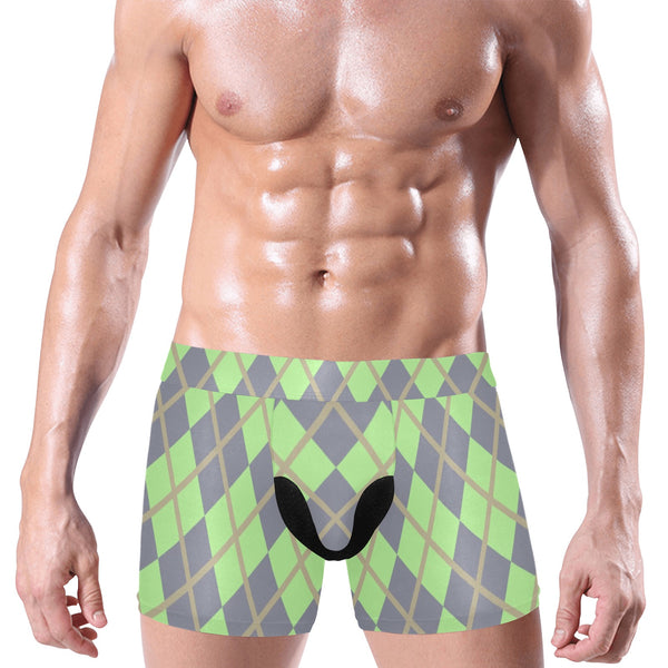 Argyle Men's Elephant Pouch Boxer Briefs