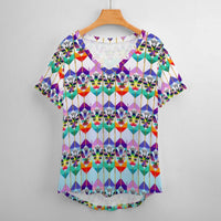 Faerie Wings Low Cut V-Neck T-Shirt